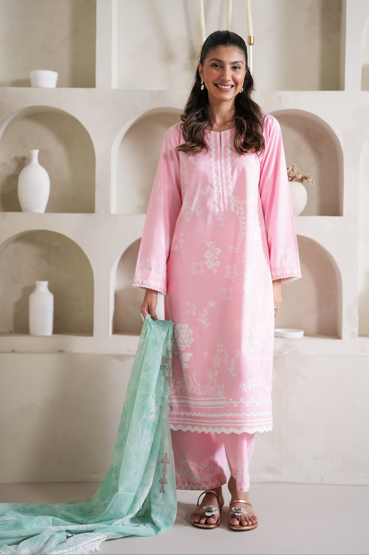 MARSHMALLOW DUPATTA
